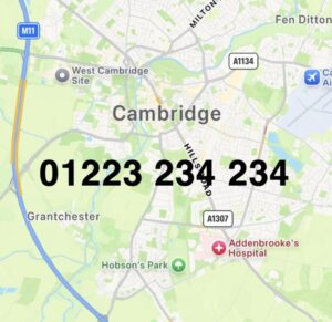 Cambridge Golden Memorable Telephone Number – 01223 234 234