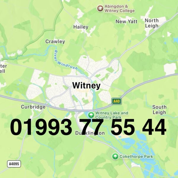 Witney Golden Memorable Telephone Number – 01993 77 55 44